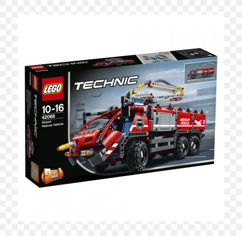 Lego Technic Toy LEGO 42068 Technic Airport Rescue Vehicle LEGO Certified Store (Bricks World), PNG, 700x800px, Lego, Amazoncom, Lego Technic, Model Car, Motor Vehicle Download Free