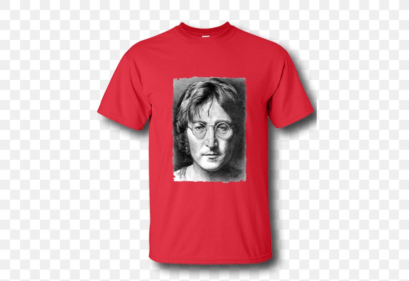 T-shirt John Lennon Art Sleeve, PNG, 450x563px, Tshirt, Active Shirt, Art, Brand, Clothing Download Free