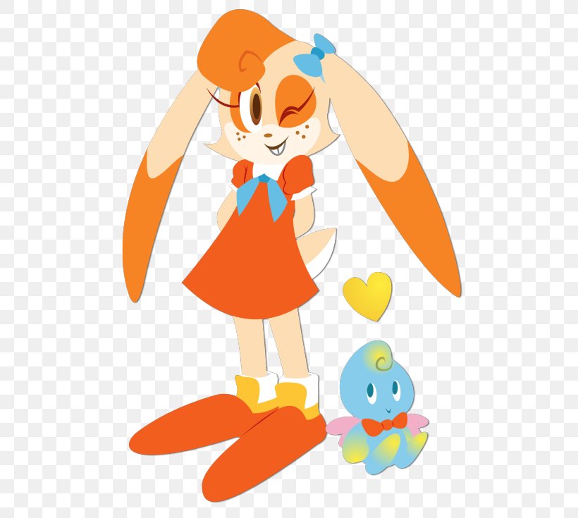 Cream The Rabbit Tails Sonic Adventure Sonic Advance 2 Vanilla The Rabbit, PNG, 500x735px, Cream The Rabbit, Amy Rose, Art, Artwork, Cartoon Download Free