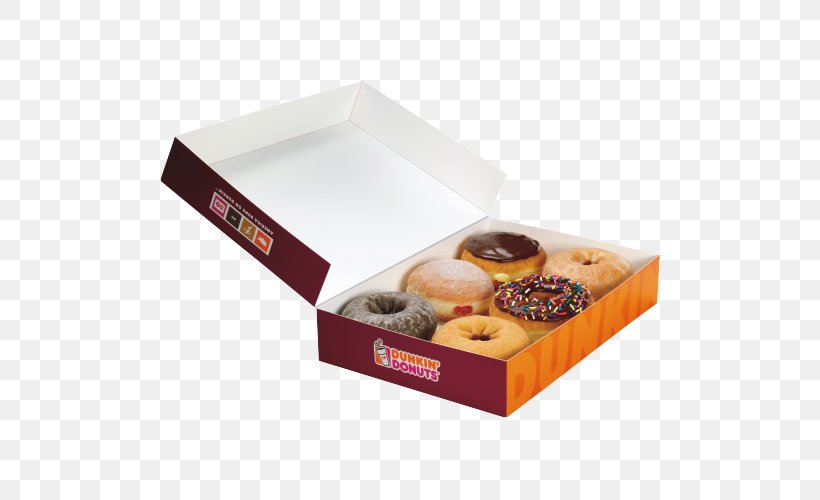 Dunkin' Donuts Box Timbits Muffin, PNG, 500x500px, Donuts, Abu Dhabi, Box, Bread Pan, Cake Download Free