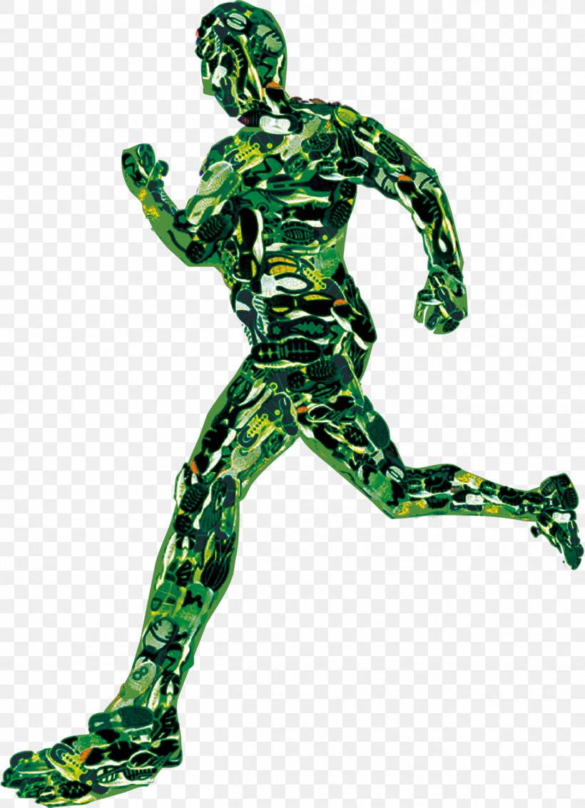 FIG Creative Movement Running Man, PNG, 1304x1802px, Silhouette, Costume Design, Fictional Character, Grass, Green Download Free