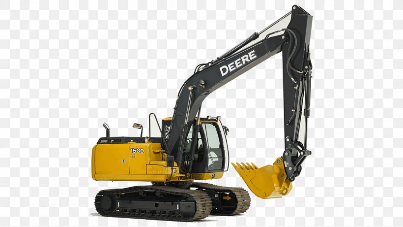 John Deere Caterpillar Inc. Heavy Machinery Excavator Backhoe, PNG, 1366x768px, John Deere, Architectural Engineering, Backhoe, Bucket, Caterpillar Inc Download Free