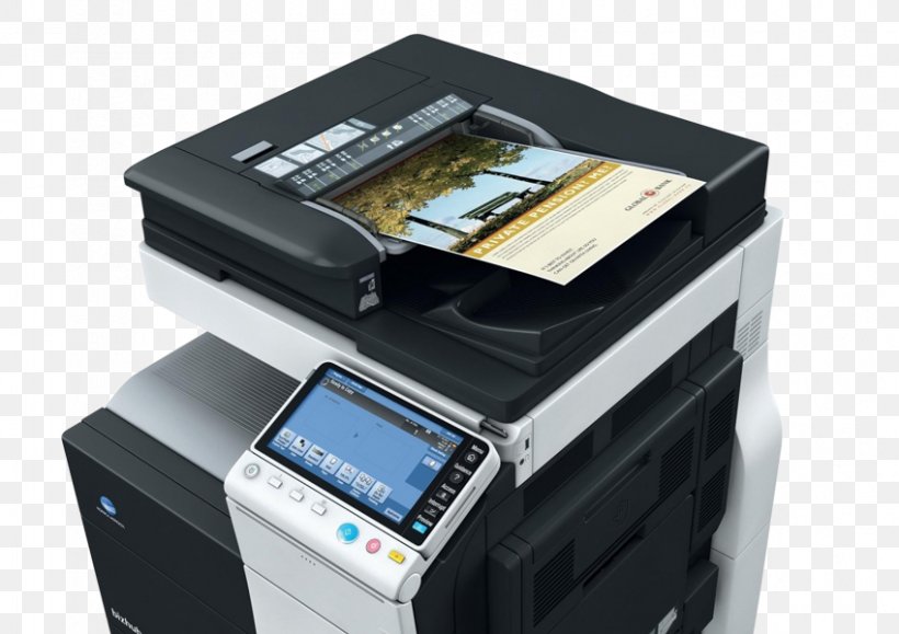 Konica Minolta Photocopier Multi-function Printer Image Scanner, PNG, 849x600px, Konica Minolta, Canon, Color Printing, Electronic Device, Electronics Download Free