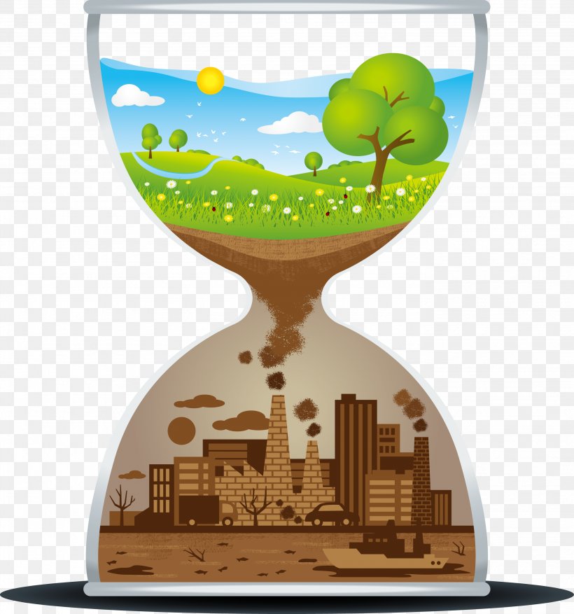 Ecology Pollution, PNG, 2763x2956px, Ecology, Drinkware, Environmental Protection, Environmentalism, Hourglass Download Free