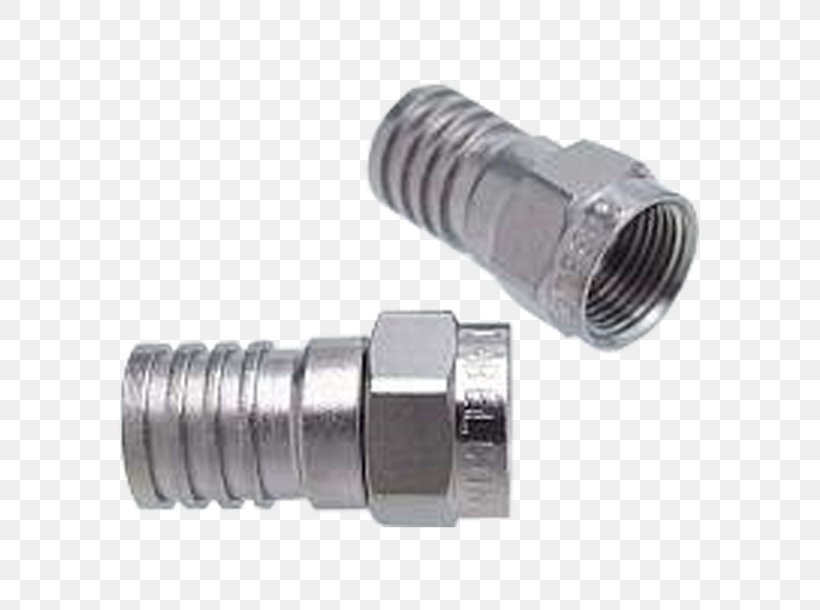 F Crimp RG-6 Fastener Electrical Connector, PNG, 610x610px, Crimp, Electrical Connector, Fastener, Hardware, Hardware Accessory Download Free