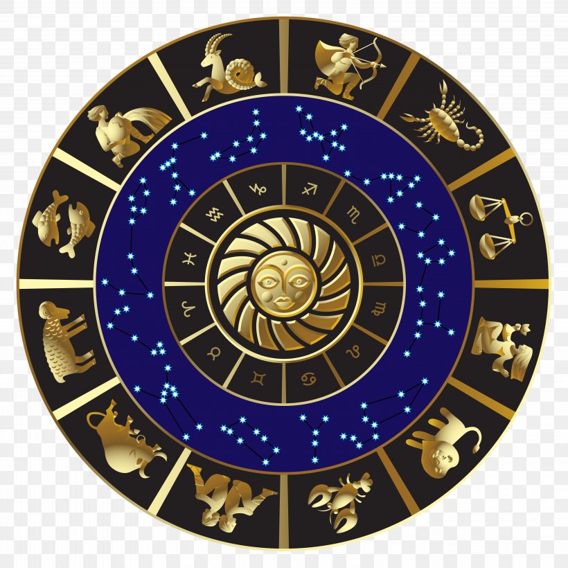 Horoscope Astrology Zodiac Clip Art, PNG, 5883x5883px, Horoscope, Astrological Compatibility, Astrological Sign, Astrology, Badge Download Free
