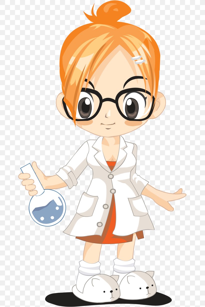 Scientist Laboratory Science Woman Clip Art, PNG, 673x1226px, Scientist, Art, Boy, Cartoon, Eyewear Download Free
