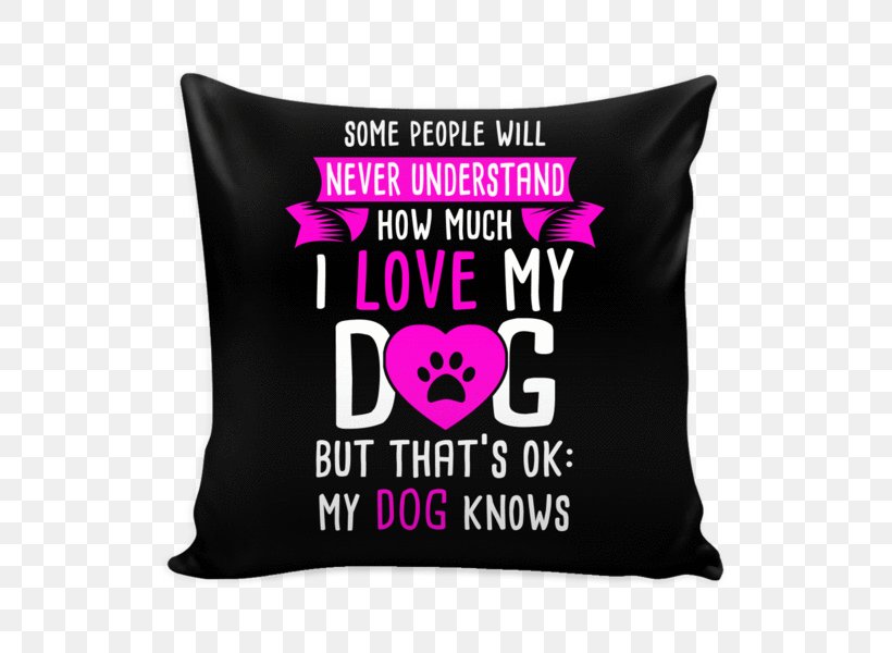 Throw Pillows Cushion Dog, PNG, 600x600px, Pillow, Cushion, Dog, Love, Pink Download Free
