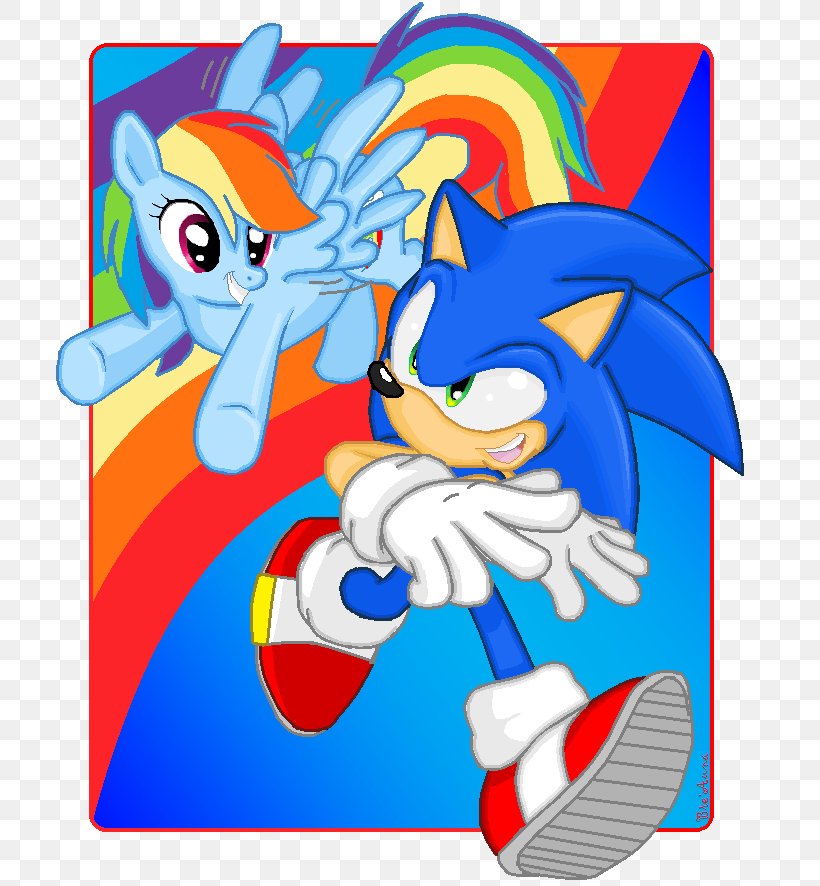 Rainbow Dash Sonic The Hedgehog 3 Sonic Dash Tails My Little Pony: Friendship Is Magic Fandom, PNG, 714x886px, Rainbow Dash, Animal Figure, Area, Art, Artwork Download Free
