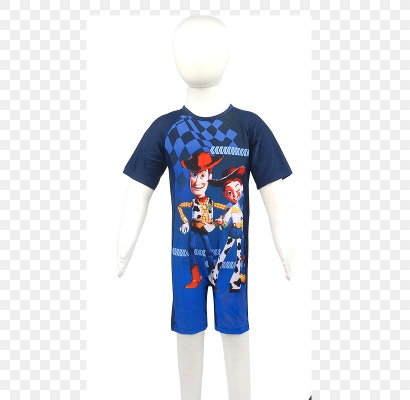 T-shirt Toy Story Mannequin Figurine Sleeve, PNG, 800x800px, Tshirt, Blue, Character, Clothing, Costume Download Free