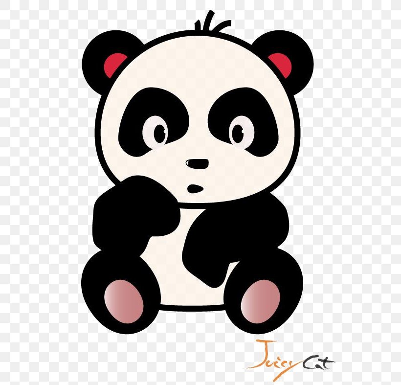 Giant Panda Cute Panda Drawing Image Cartoon, PNG, 553x787px, Watercolor, Cartoon, Flower, Frame, Heart Download Free
