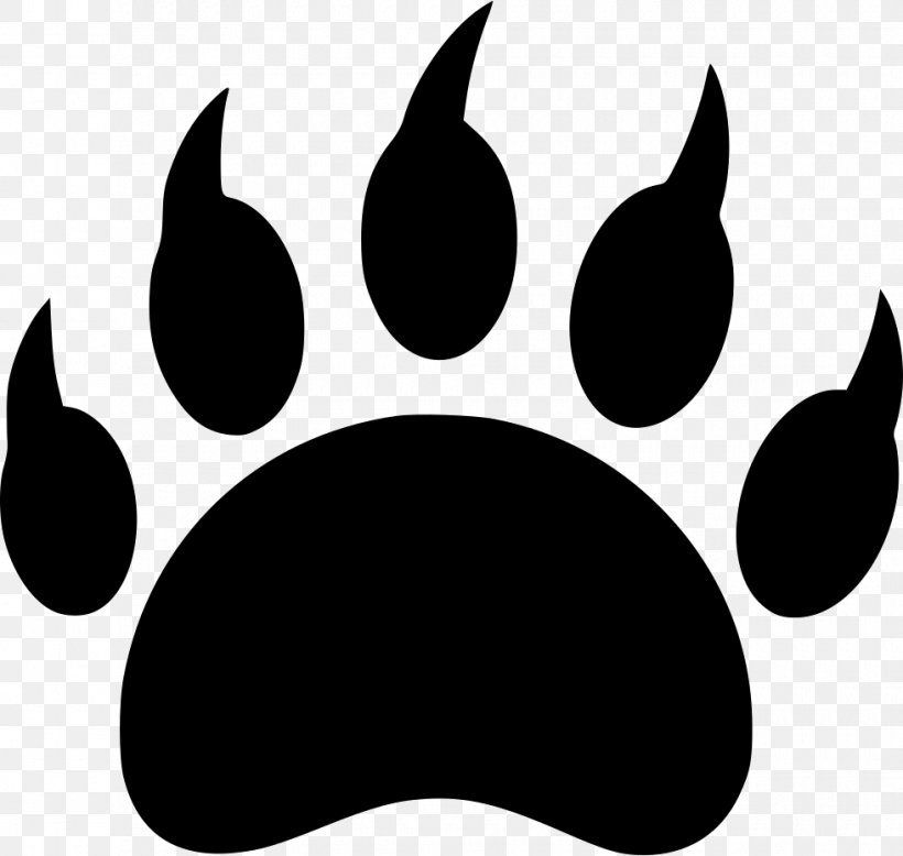 Animal Track Clip Art, PNG, 980x930px, Animal, Animal Track, Black, Black And White, Footprint Download Free