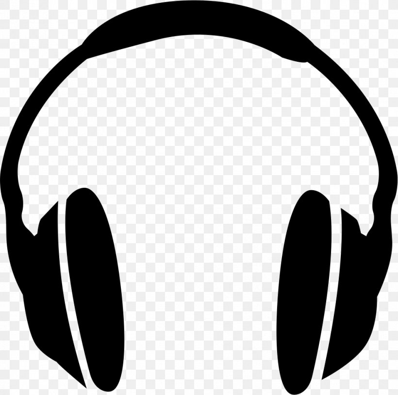 Headphones Audio Clip Art, PNG, 981x972px, Headphones, Audio, Audio Equipment, Black And White, Drawing Download Free