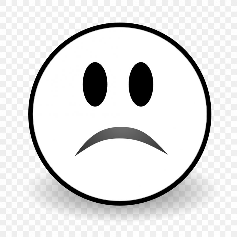 Sadness Smiley Emoticon Clip Art, PNG, 999x999px, Sadness, Black, Blog, Emoticon, Face Download Free