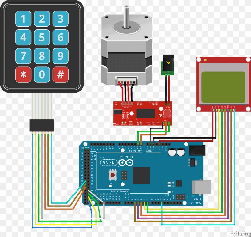 Microcontroller Arduino Stepper Motor Wiring Circuit Diagram, PNG, 1280x1210px, Microcontroller, Arduino, Atmel, Circuit Component, Circuit Diagram Download Free