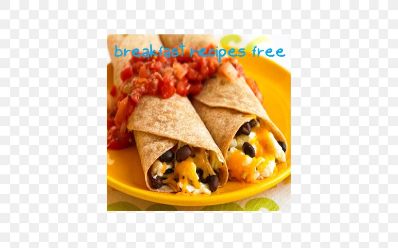 Taquito Breakfast Vegetarian Cuisine Burrito Recipe, PNG, 512x512px, Taquito, Alimento Saludable, American Food, Appetizer, Breakfast Download Free