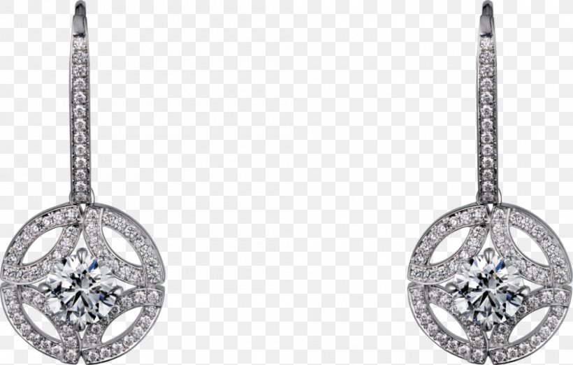 Earring Cartier Jewellery Diamond Brilliant, PNG, 1000x637px, Earring, Body Jewelry, Bracelet, Brilliant, Carat Download Free