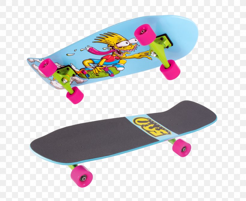 Longboard Bart Simpson Skateboarding Surfing NHS, Inc., PNG, 1000x818px, Longboard, Bart Simpson, Magazine, Nhs Inc, Pink Download Free