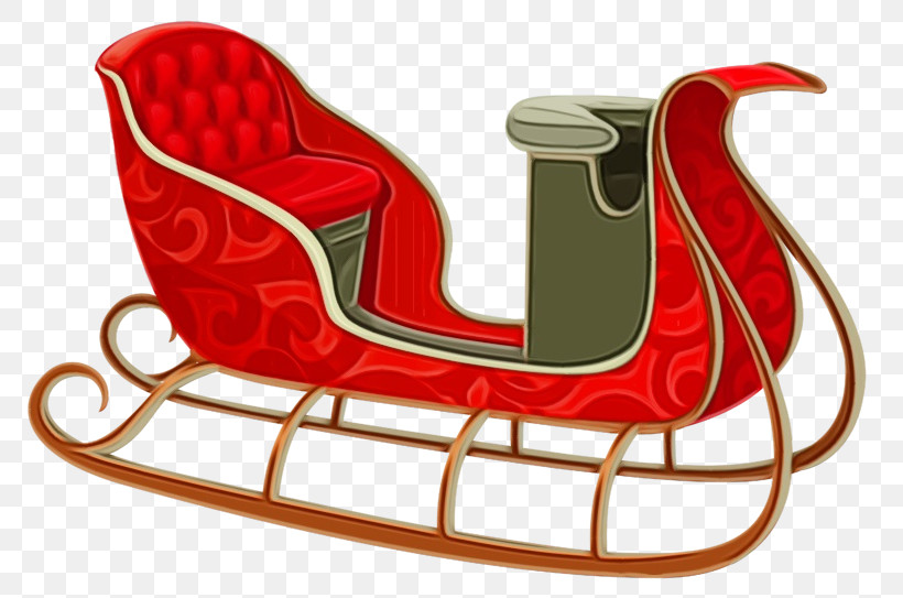 Sled Furniture Chair Rocking Chair Vehicle, PNG, 800x543px, Watercolor, Chair, Furniture, Luge, Paint Download Free