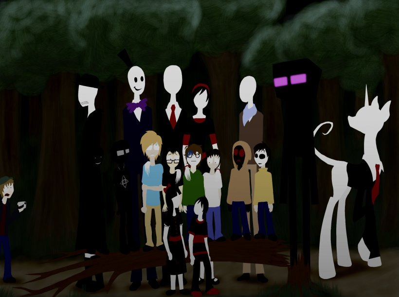 Slender: The Eight Pages Slenderman Family Creepypasta Brother, PNG