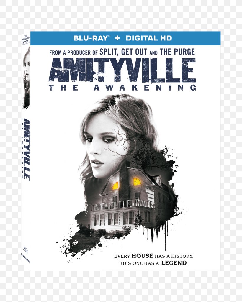 Amityville: The Awakening Blu-ray Disc The Amityville Horror Poster DVD, PNG, 771x1024px, 2017, Amityville The Awakening, Advertising, Album Cover, Amityville Horror Download Free