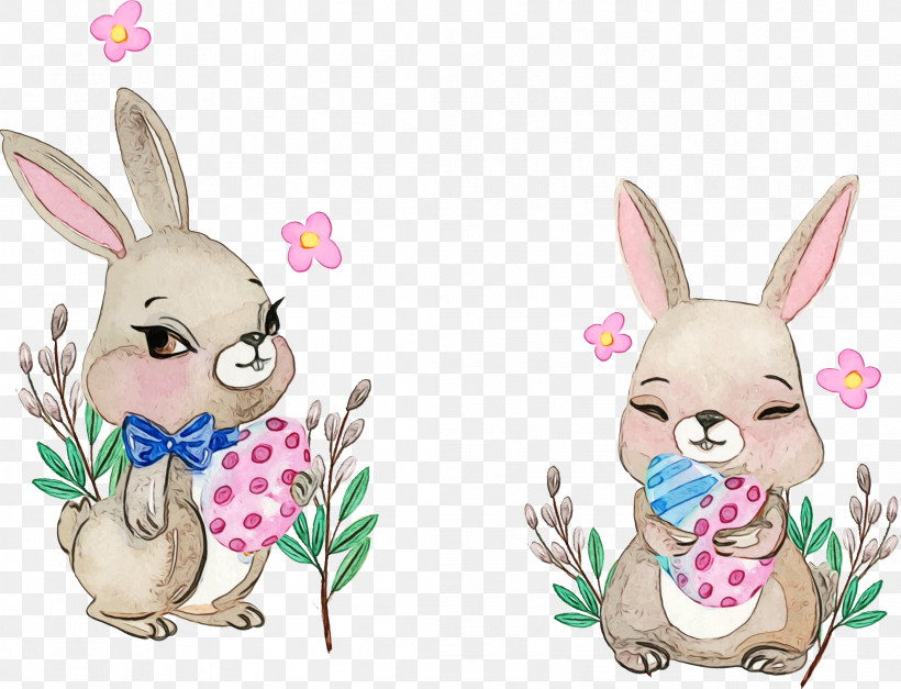 Easter Egg, PNG, 2117x1621px, Watercolor, Animal Figure, Animation, Cartoon, Ear Download Free