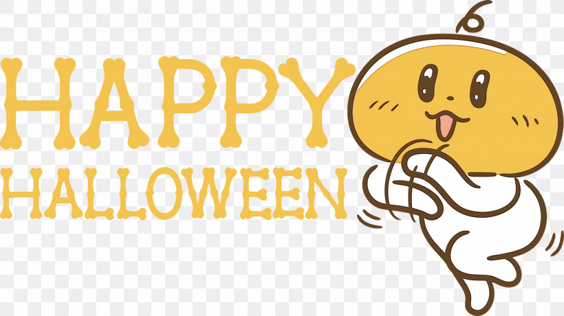 Emoticon, PNG, 2999x1683px, Happy Halloween, Behavior, Cartoon, Emoticon, Happiness Download Free