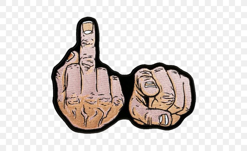 Middle Finger Thumb Motorcycle Hand, PNG, 500x500px, Middle Finger, Crossed Fingers, Finger, Hand, Inch Download Free