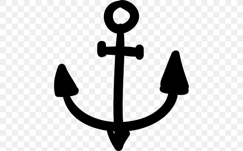 Anchor, PNG, 512x512px, Anchor, Artwork, Black And White, Drawing, Logo Download Free