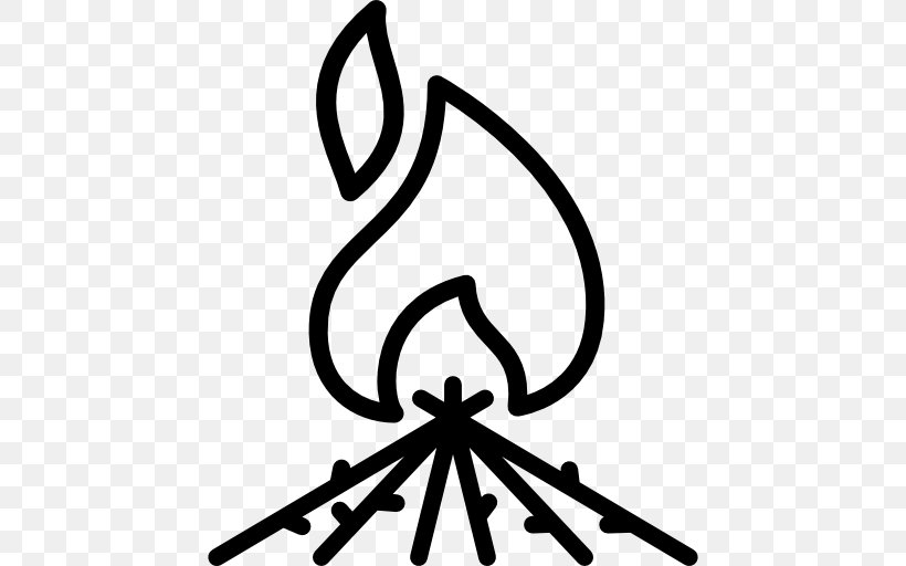 Bonfire Campfire Clip Art, PNG, 512x512px, Bonfire, Area, Artwork, Black And White, Campfire Download Free