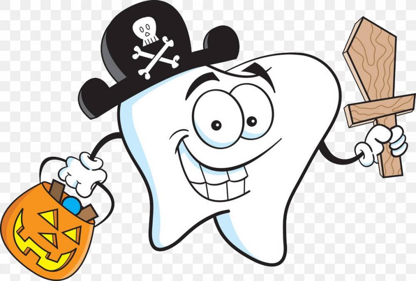 Halloween Dentistry Tooth Clip Art, PNG, 1000x676px, Watercolor, Cartoon, Flower, Frame, Heart Download Free