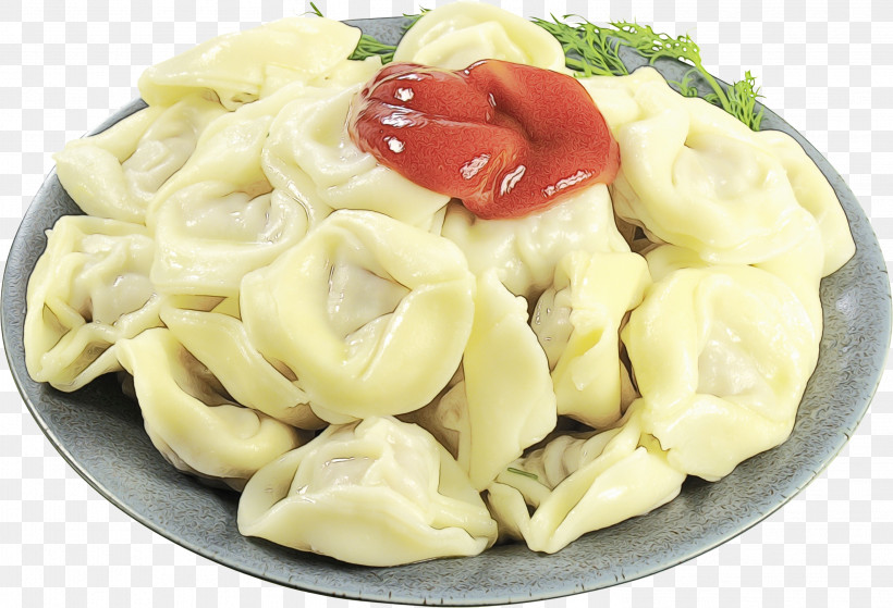 Buuz Italian Cuisine Wonton Jiaozi Pelmeni, PNG, 2949x2011px, Watercolor, Buuz, Dish, Italian Cuisine, Jiaozi Download Free