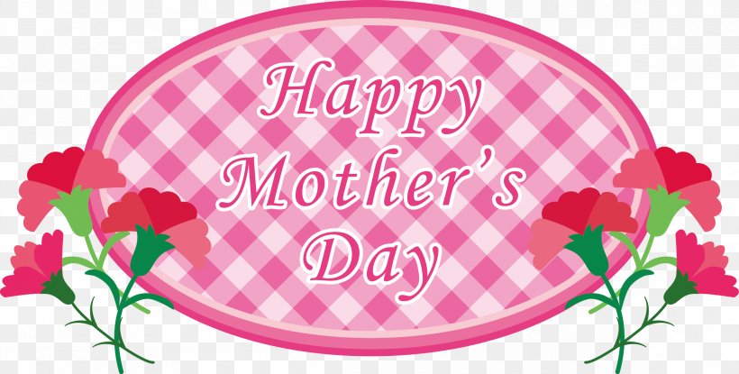Happy Mothers Day With Carnation Clipart., PNG, 2333x1181px, Watercolor, Cartoon, Flower, Frame, Heart Download Free