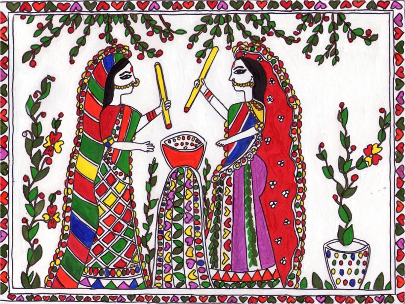 Madhubani, India Mithila Madhubani Art Painting, PNG, 1502x1127px, Madhubani India, Art, Artist, Bihar, Contemporary Art Download Free