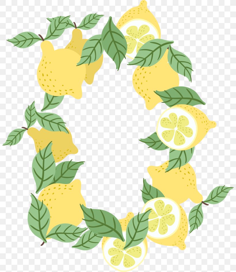 Lemon Design Yellow Image, PNG, 804x945px, Lemon, Artwork, Color, Floral Design, Flower Download Free