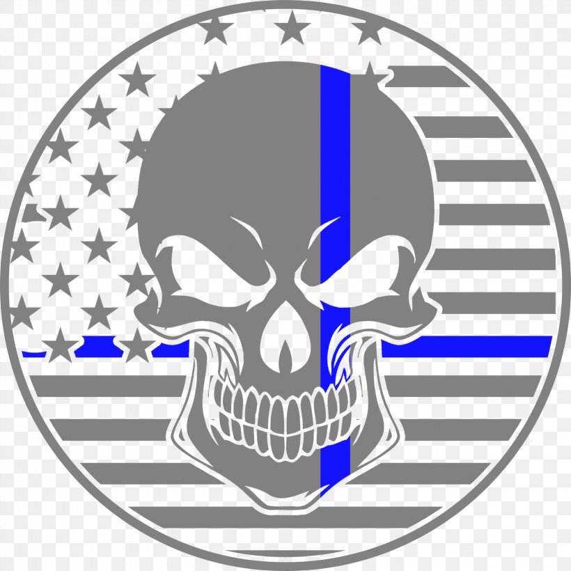 Thin Blue Line Police Officer Law Enforcement Officer, PNG, 1644x1644px, Thin Blue Line, Badge, Blue Police, Bone, Brand Download Free