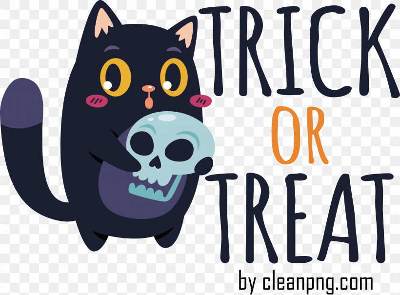 Halloween, PNG, 6399x4724px, Trick Or Treat, Black Cat, Halloween Download Free