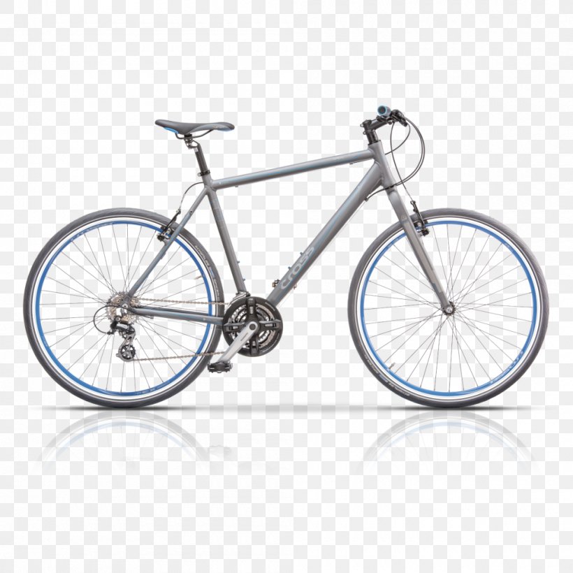 Hybrid Bicycle Mountain Bike Cyclo-cross Road Bicycle, PNG, 1000x1000px, Bicycle, Bicycle Accessory, Bicycle Drivetrain Part, Bicycle Forks, Bicycle Frame Download Free