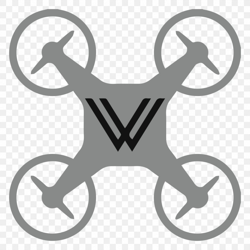 Unmanned Aerial Vehicle Quadcopter Clip Art, PNG, 1500x1500px, Unmanned Aerial Vehicle, Aviation, Bit, Black And White, Delivery Drone Download Free