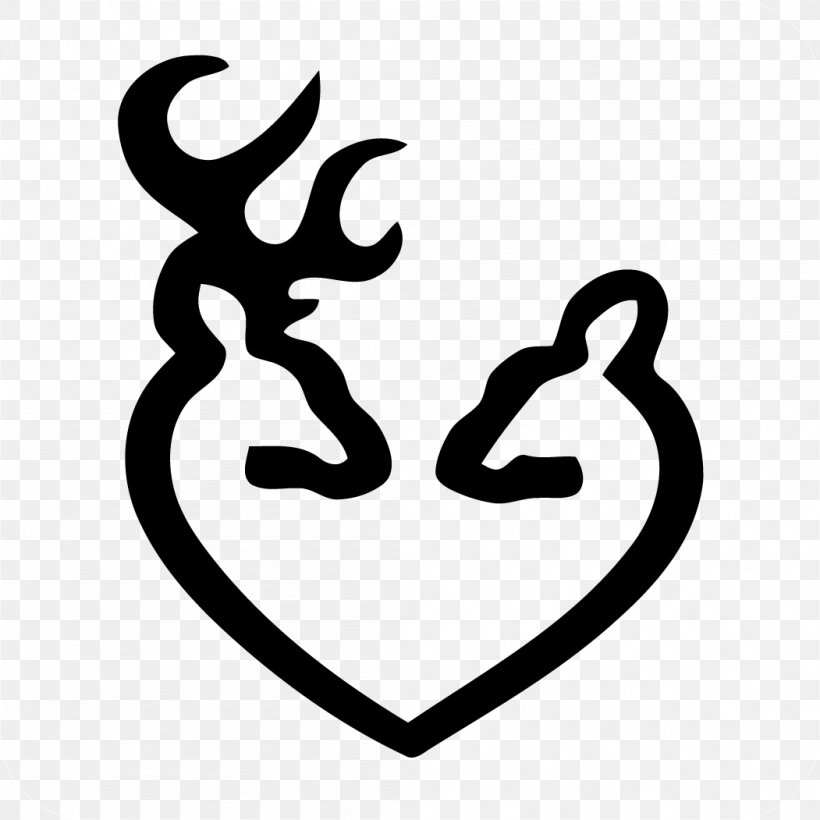 Deer Decal Heart Symbol Clip Art, PNG, 1051x1051px, Deer, Black And White, Body Jewelry, Bridal Shower, Browning Arms Company Download Free