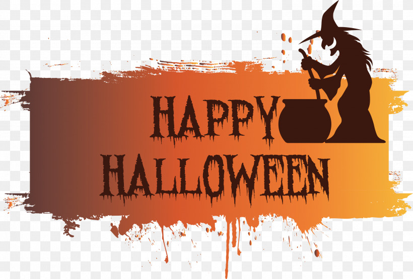 Happy Halloween, PNG, 3000x2031px, Happy Halloween, Logo, M, Text Download Free