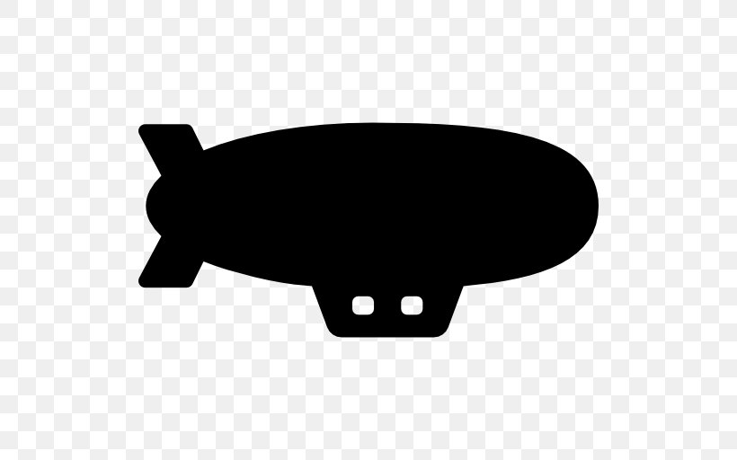 Zeppelin Airship Flight Clip Art, PNG, 512x512px, Zeppelin, Airship, Balloon, Black, Black And White Download Free