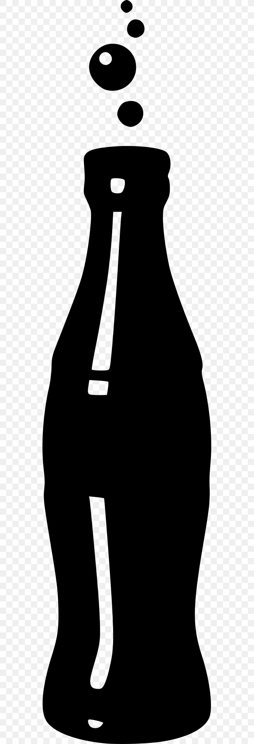 Fizzy Drinks Beverage Can Bottle Clip Art, PNG, 545x2400px, Fizzy Drinks, Beer Bottle, Beverage Can, Black And White, Bottle Download Free