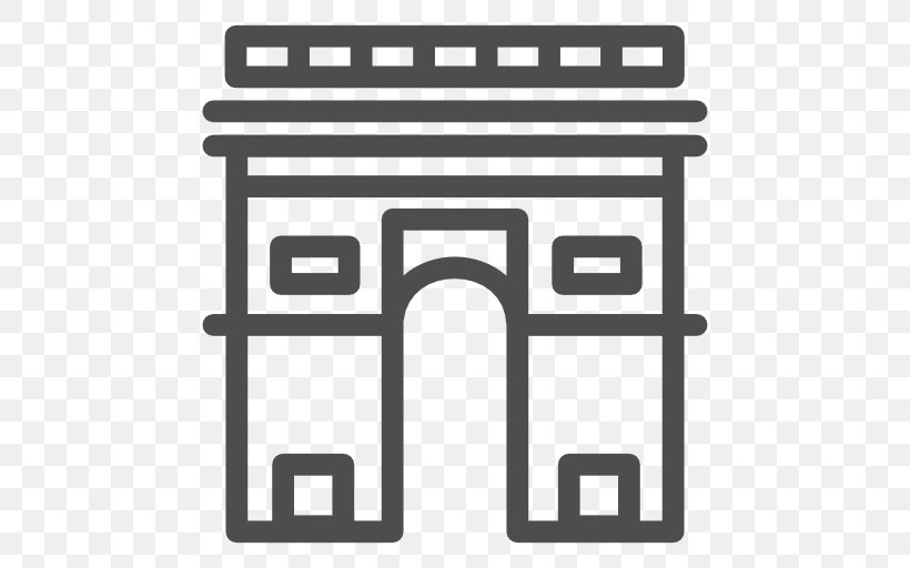 Arc De Triomphe, PNG, 512x512px, Arc De Triomphe, Area, Black And White, Brand, Digital Image Download Free