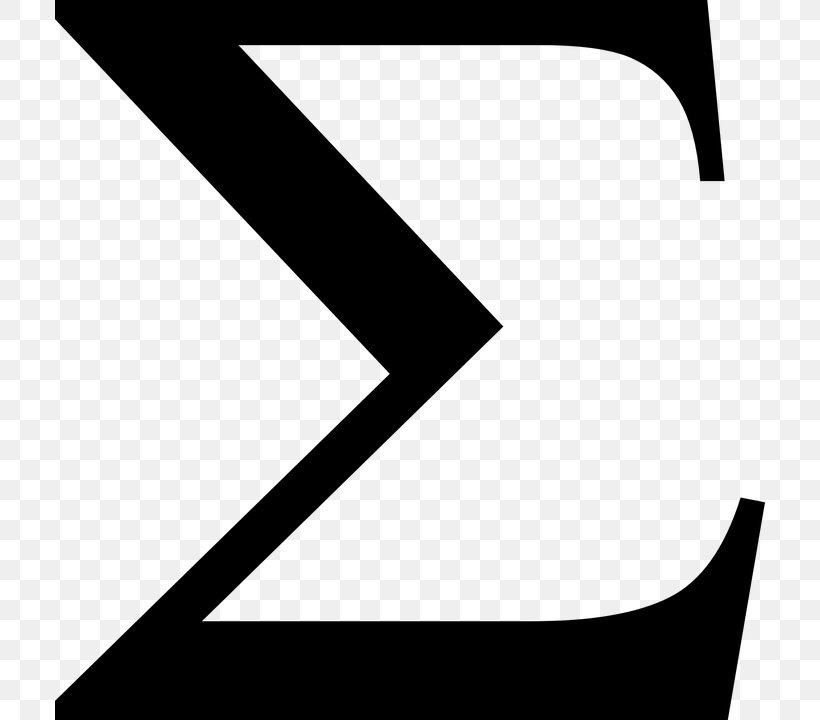 Sigma Symbol Clip Art, PNG, 710x720px, Sigma, Black, Black And White, Brand, Greek Alphabet Download Free