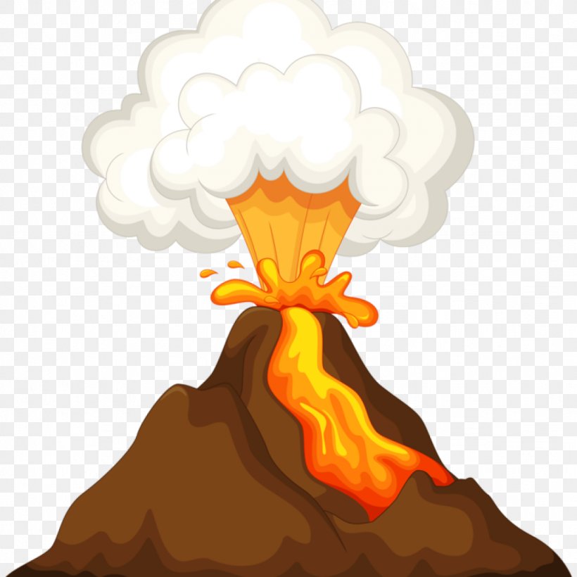 Volcano Clip Art Image Lava, PNG, 1024x1024px, Volcano, Actieve Vulkaan, Art, Erupcja Wulkanu, Lava Download Free