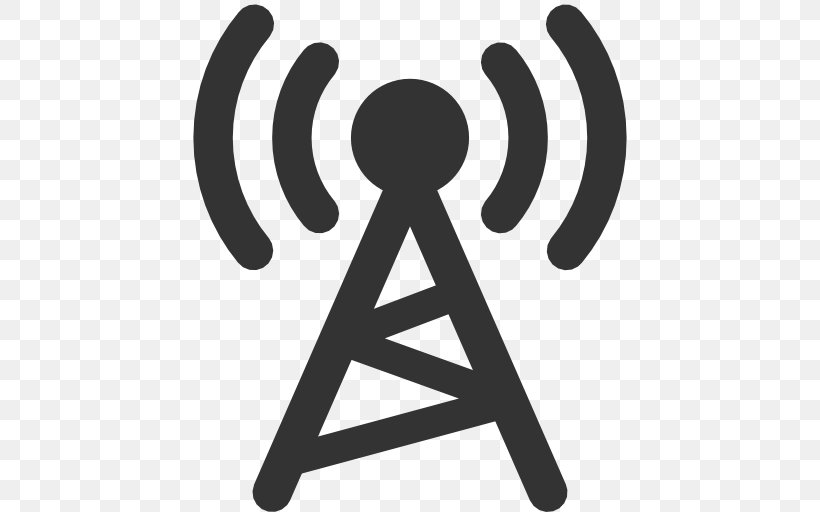Internet Radio TuneIn Broadcasting, PNG, 512x512px, Internet Radio, Aerials, Black And White, Brand, Broadcasting Download Free