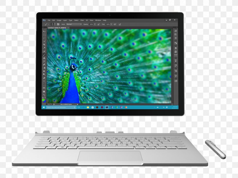 Laptop Surface Book Intel Core I7 Microsoft, PNG, 2400x1800px, Laptop, Computer, Computer Accessory, Computer Hardware, Computer Monitor Download Free