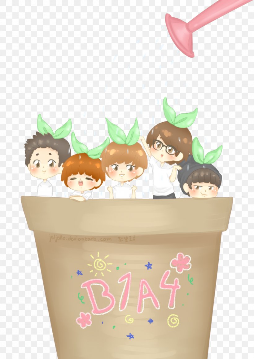 B1A4 Drawing Good Timing K-pop Art, PNG, 1000x1414px, Watercolor, Cartoon, Flower, Frame, Heart Download Free