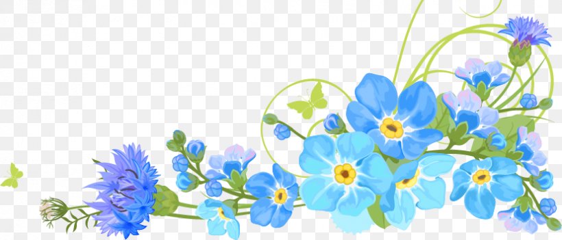 Floral Design Flower Clip Art, PNG, 827x354px, Floral Design, Blue, Bluebonnet, Branch, Cut Flowers Download Free
